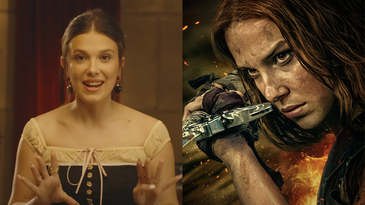 Millie Bobby Brown revela segredos das gravações de 'Donzela': "Eu não cortei o cabelo de verdade"