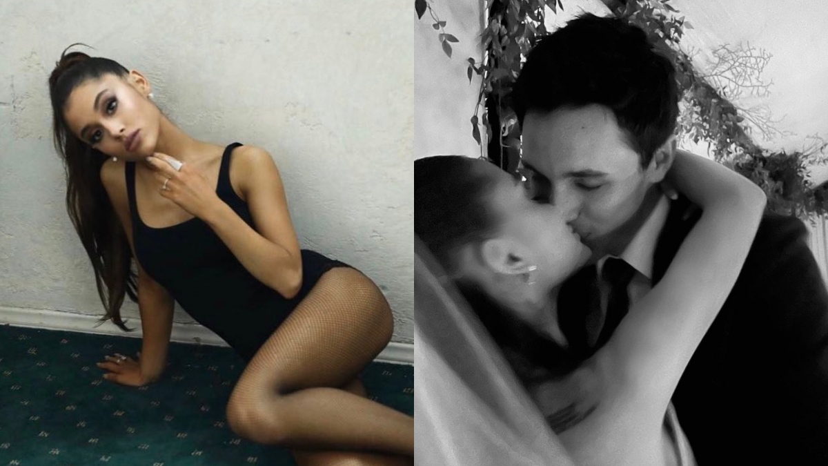 Ariana Grande compartilha momento raro ao lado de seu marido, Dalton Gomez