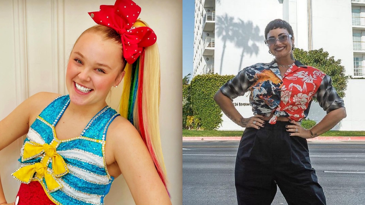 JoJo Siwa conta para Demi Lovato que uma de suas músicas a ajudou entender sua sexualidade