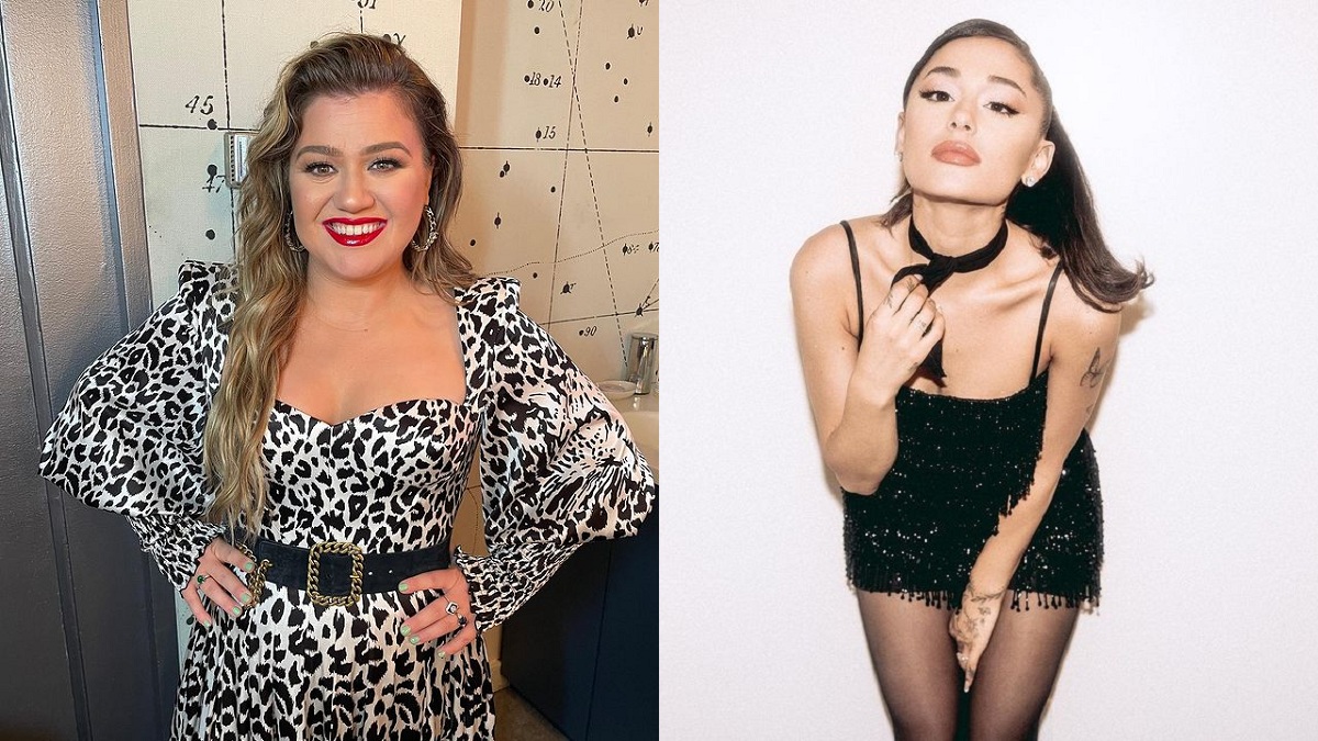 Kelly Clarkson não poupa elogios para Ariana Grande e revela defeito engraçado da cantora